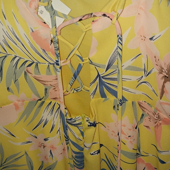 Yellow floral dress - Picture 6 of 6